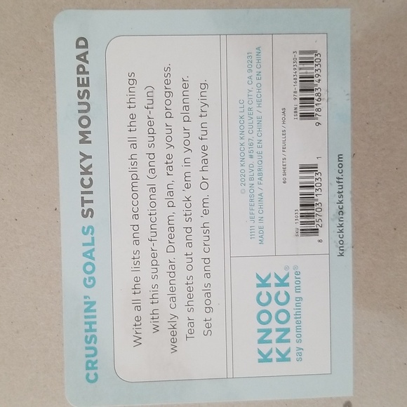 Crushin' Goals Sicky Mousepad - Picture 7 of 7